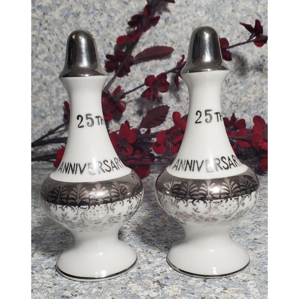 25th Anniversary Salt & Pepper Shakers